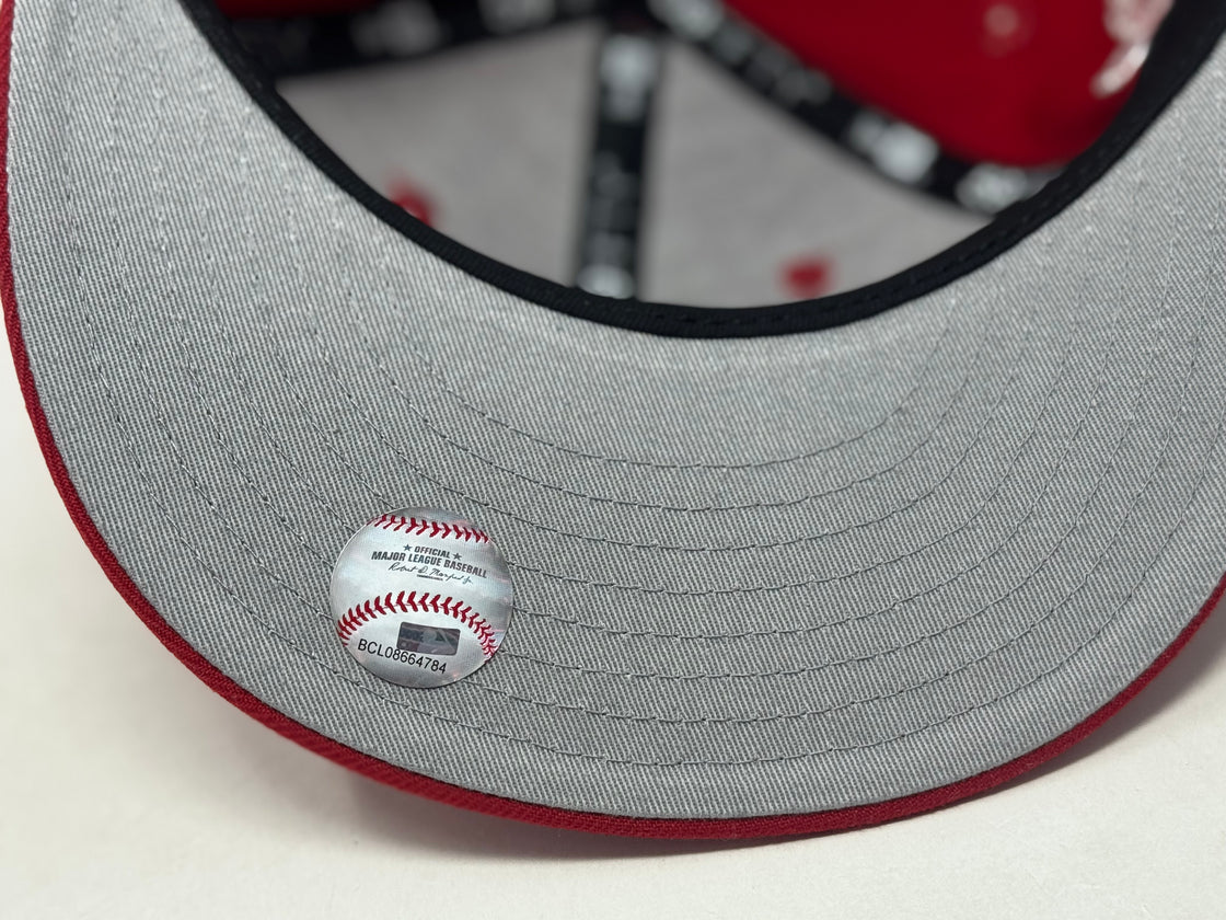 Toronto Blue Jays 1993 World Series Fitted Hats-Red