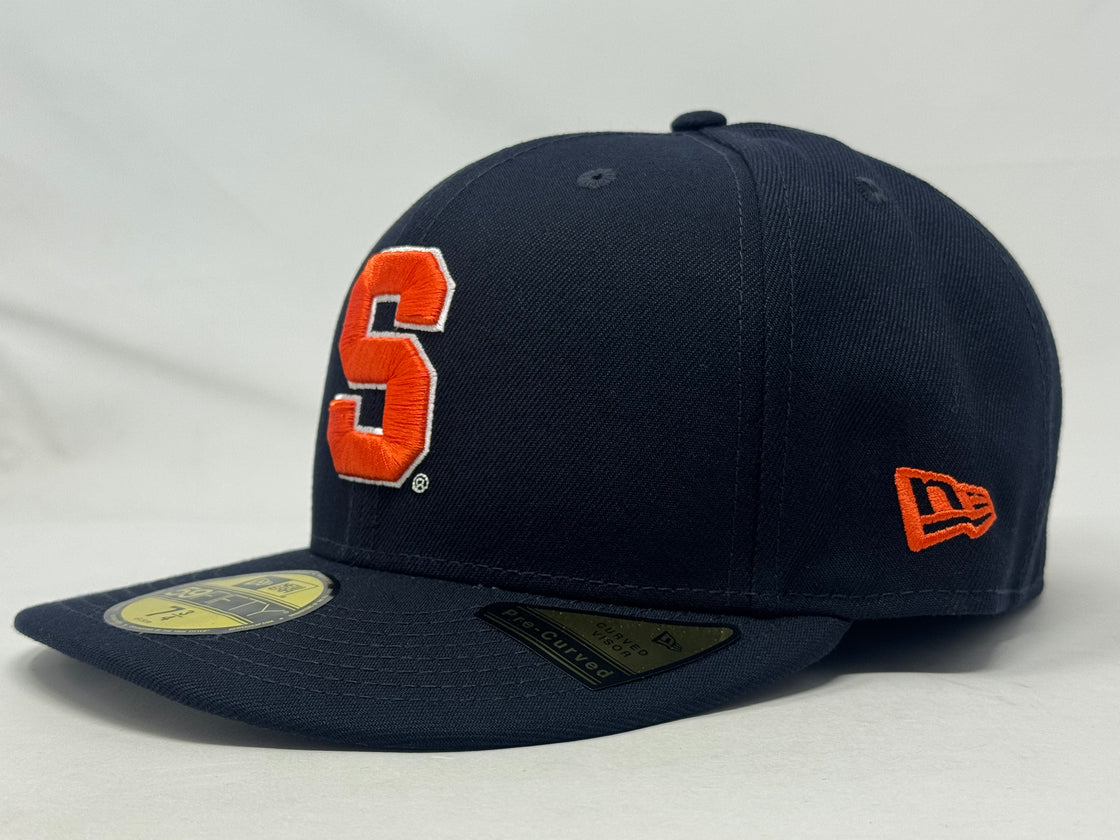 Syracuse 2003 Final Four 59FIFTY Navy Orange Pre-Curved New Era Fitted Hat