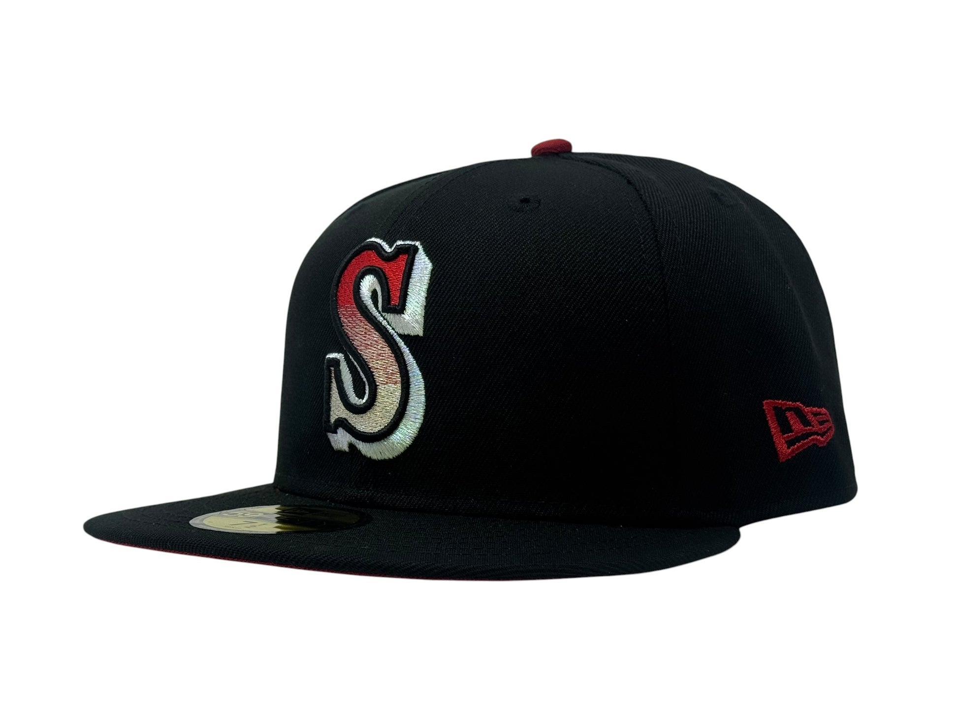 Seattle Mariners 40th Anniversary Gradient Logo Fitted Hats
