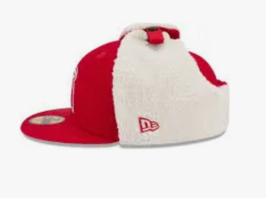 LA Angels MLB Classic Red Dogear 59FIFTY Fitted Cap