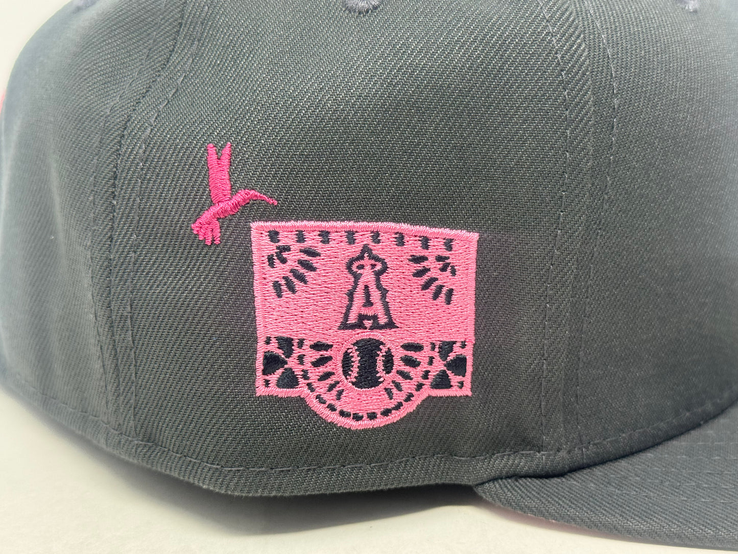 Los Angeles Angels Day of the Dead Graphite 59FIFTY Fitted