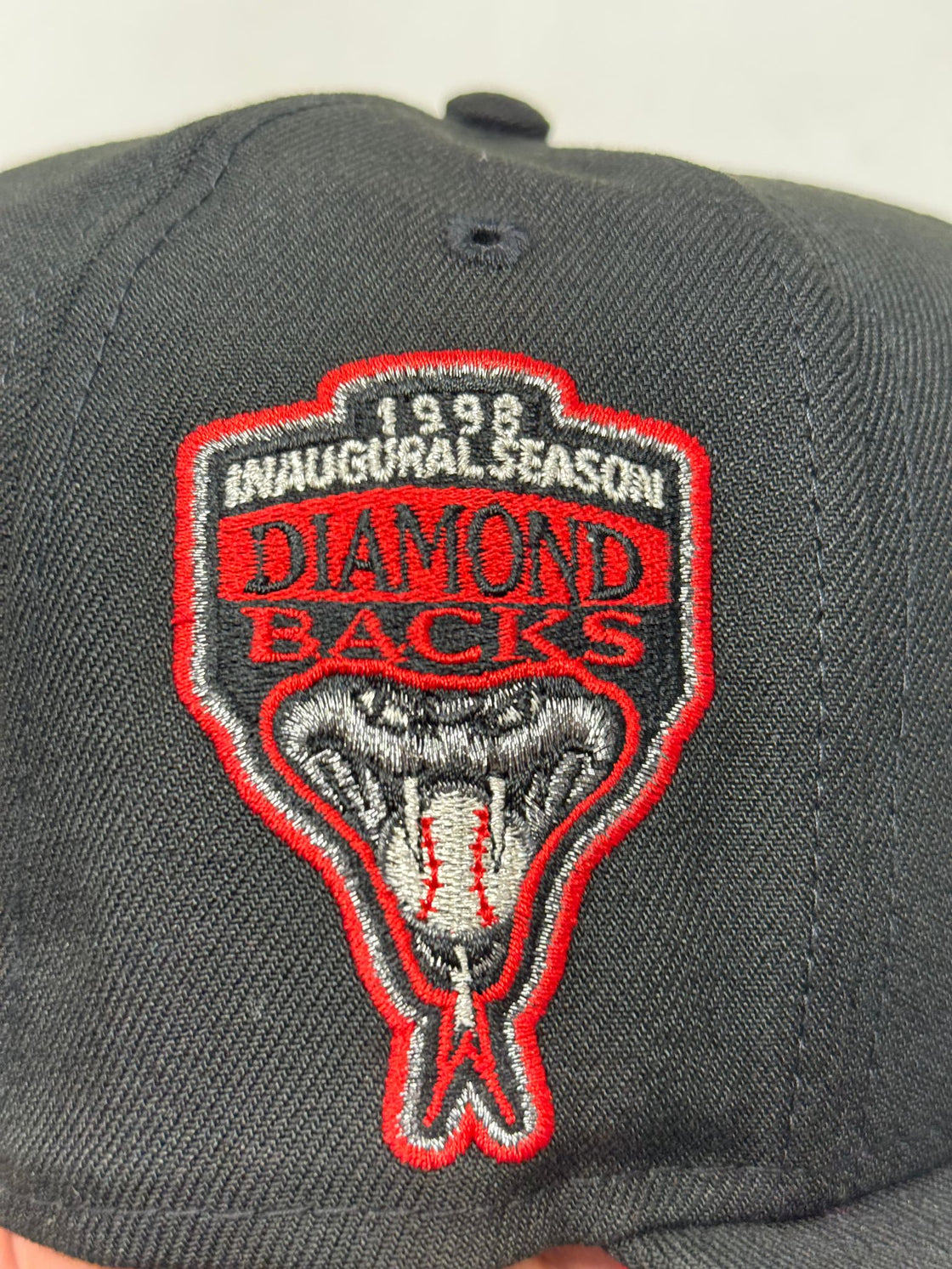 Arizona Diamondbacks 1998 Inaugural Season Red Brim Fitted Hats