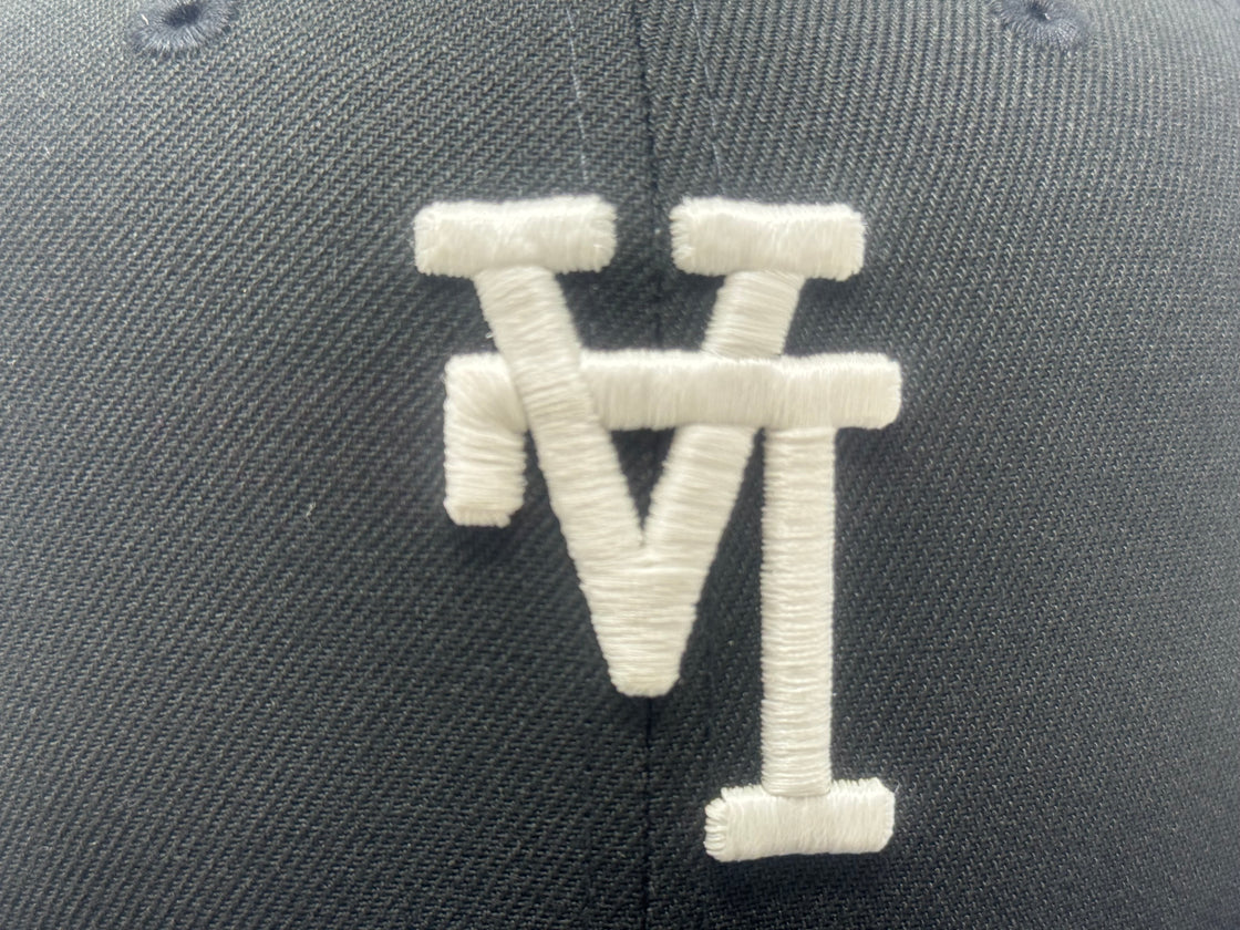 Los Angeles Dodgers Glow in the Dark Upside-Down Logo Fitted Hats-Black