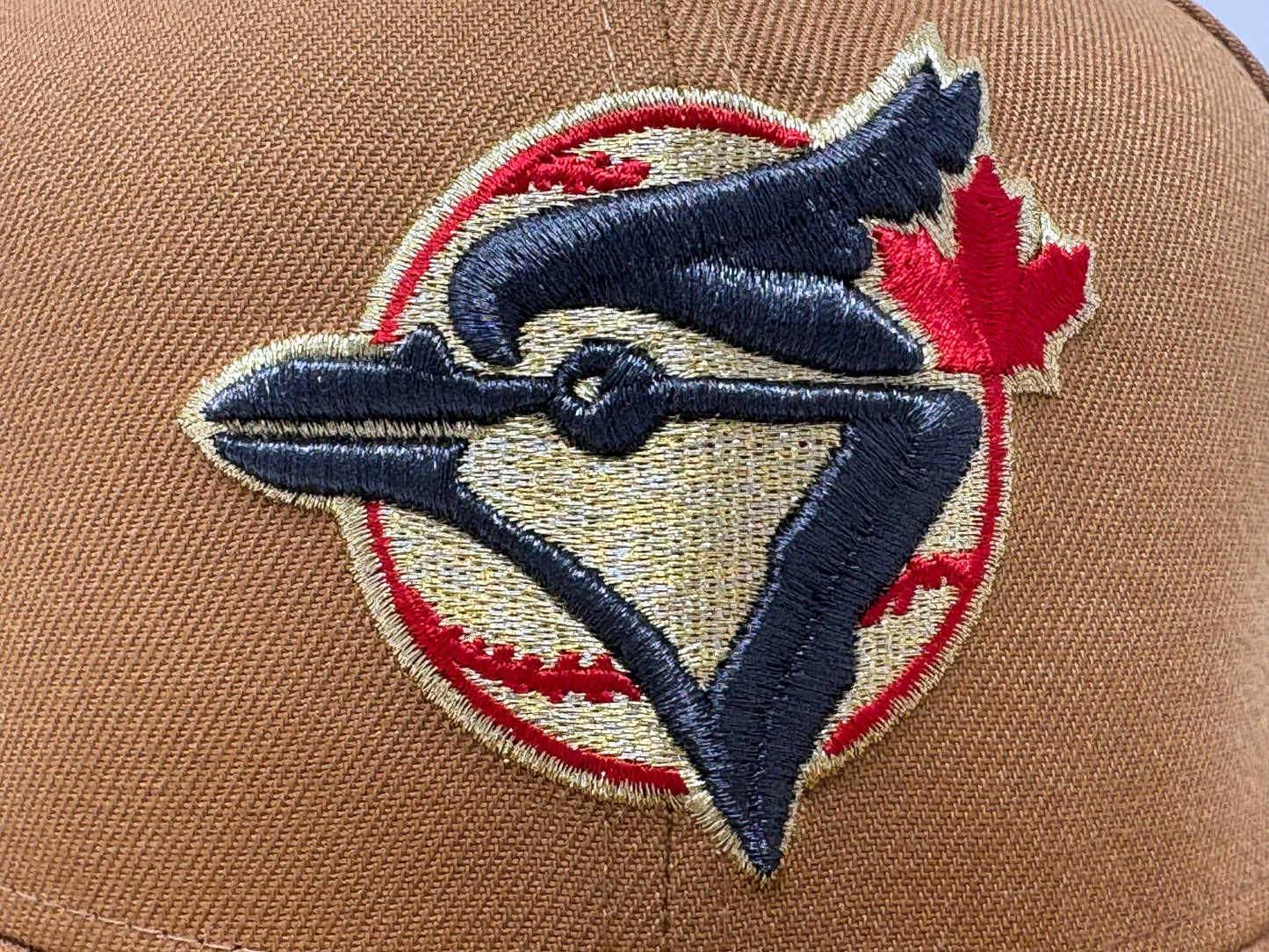 Toronto Blue Jays 1993 World Series Fitted Hats-Panama Tan