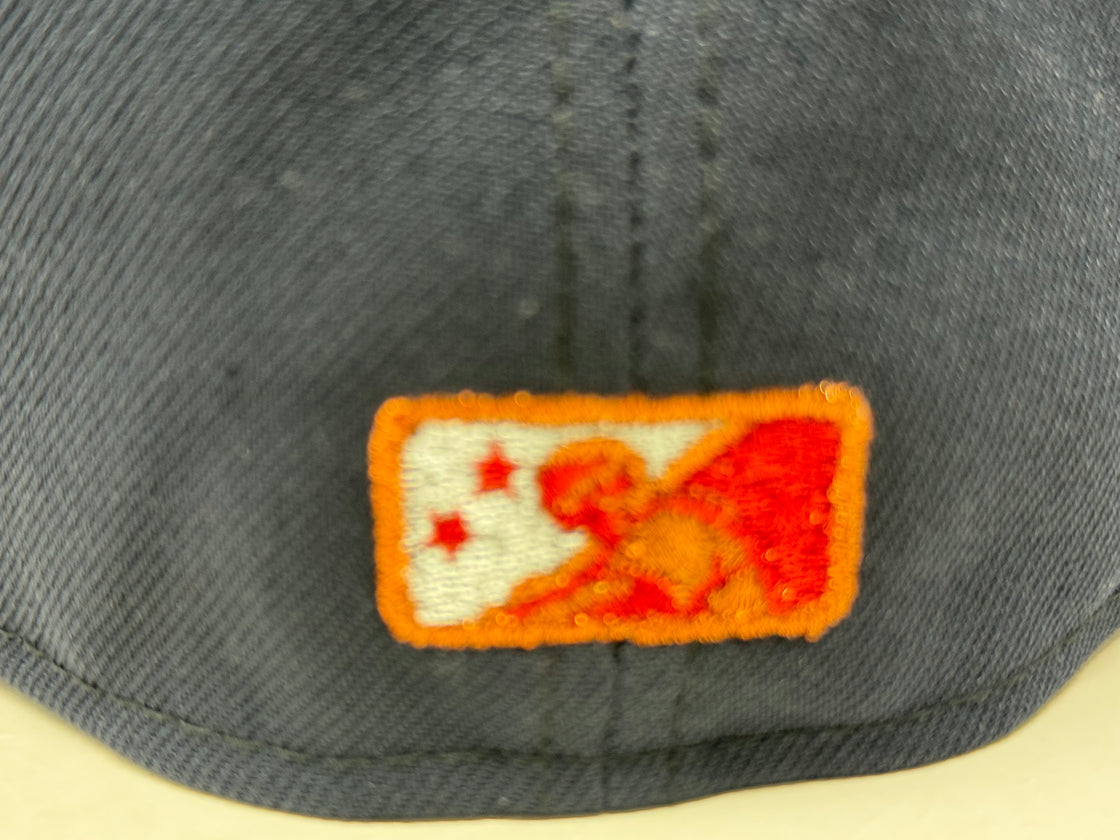 Kinston Indians Minor League Pink Brim New Era Fitted hats