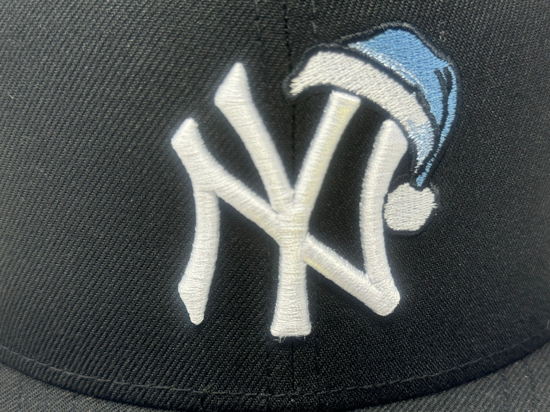 New York Yankees Santa Claus Snowman 59Fifty Fitted Hat-Black