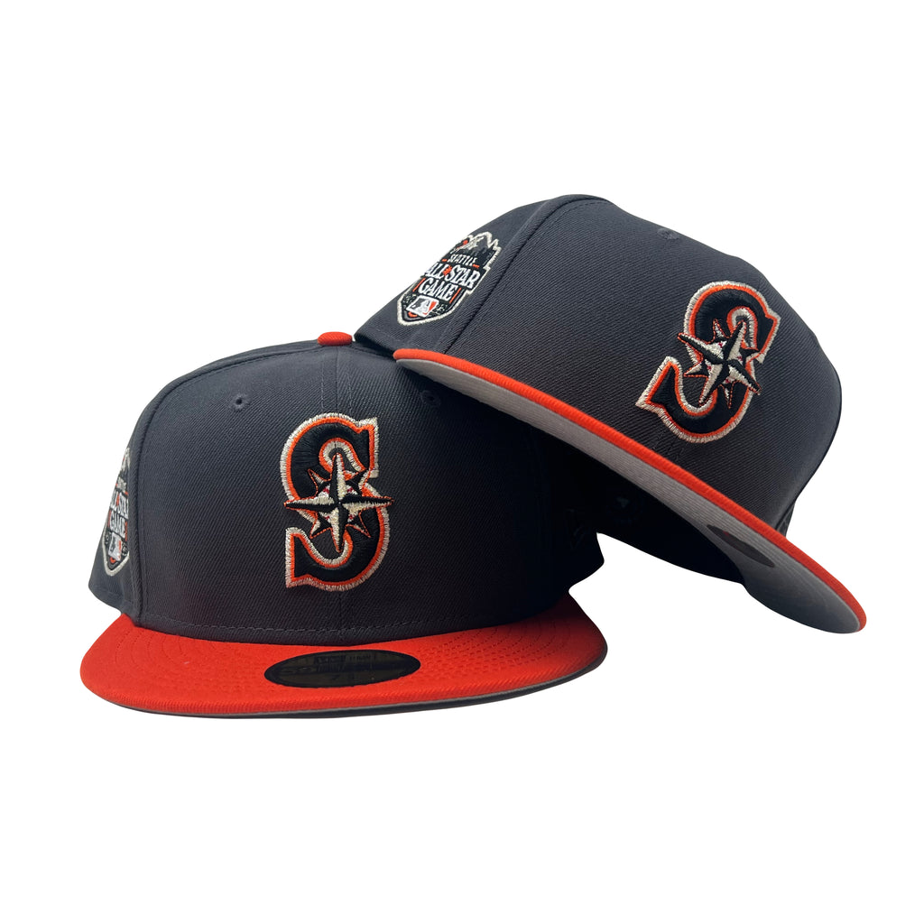 Seattle Mariners 2023 All Star Game 5950 New Era Fitted Hat Matching Air Jordan 3 Fear