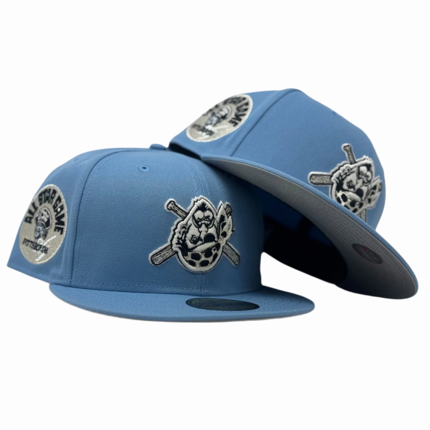 Pittsburgh Pirates 1974 All Star Game Glow in The Dark Upside Logo Fitted Hats