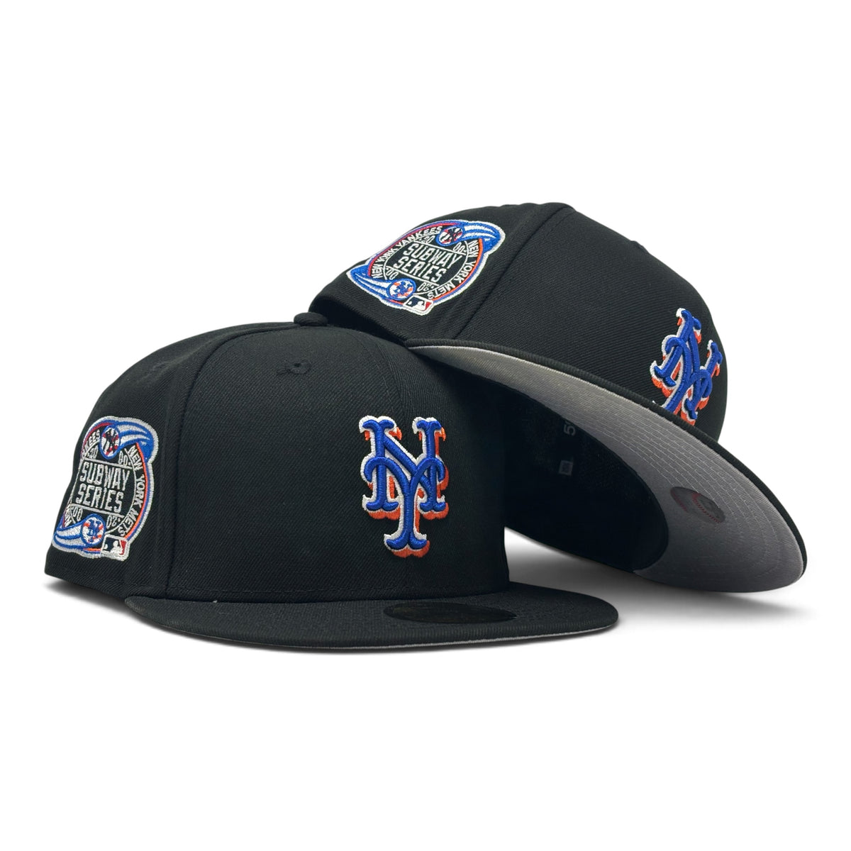 New York Mets Subway Series Black 59Fifty New Era Fitted Hat