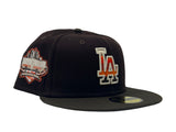 Dark Brown LA Dodgers 40th Anniversary 59Fifty New Era Fitted Hat