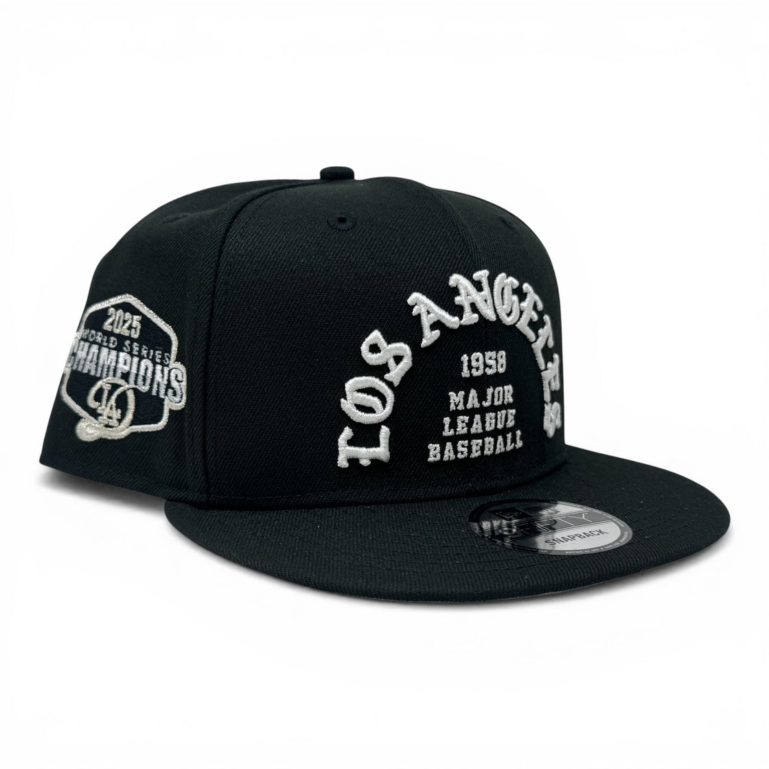 Los Angeles Dodgers 2025 World Champions Snapback-Black