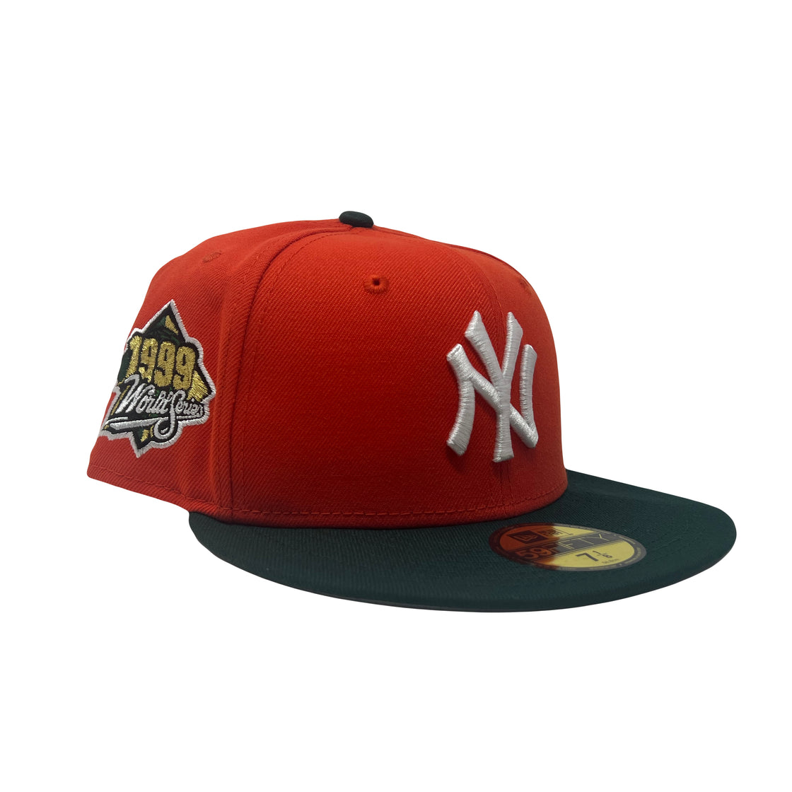 New York Yankees 1999 World Series Green Orange New Era Fitted Hat