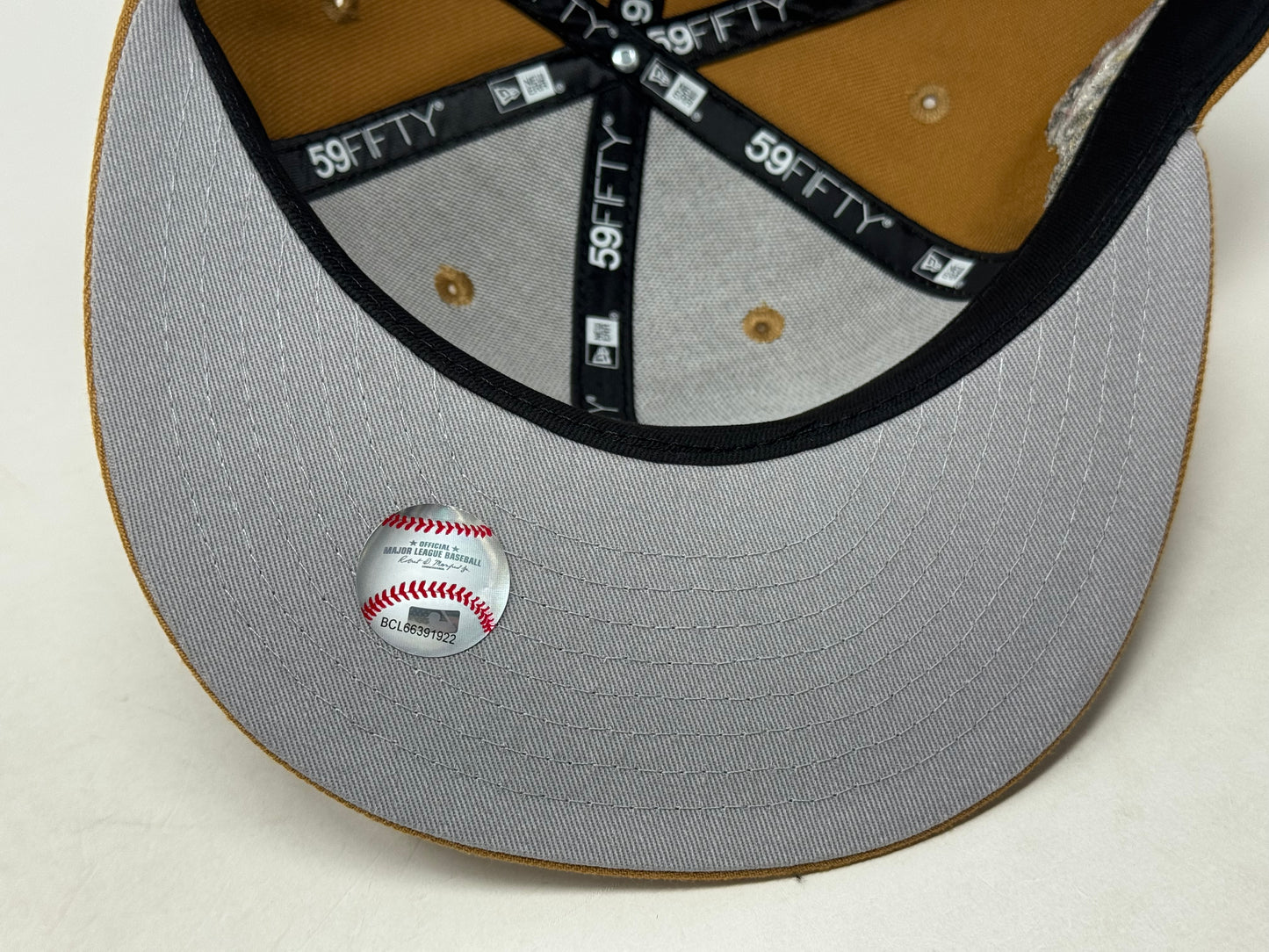 Toronto Blue Jays 1993 World Series Fitted Hats-Panama Tan