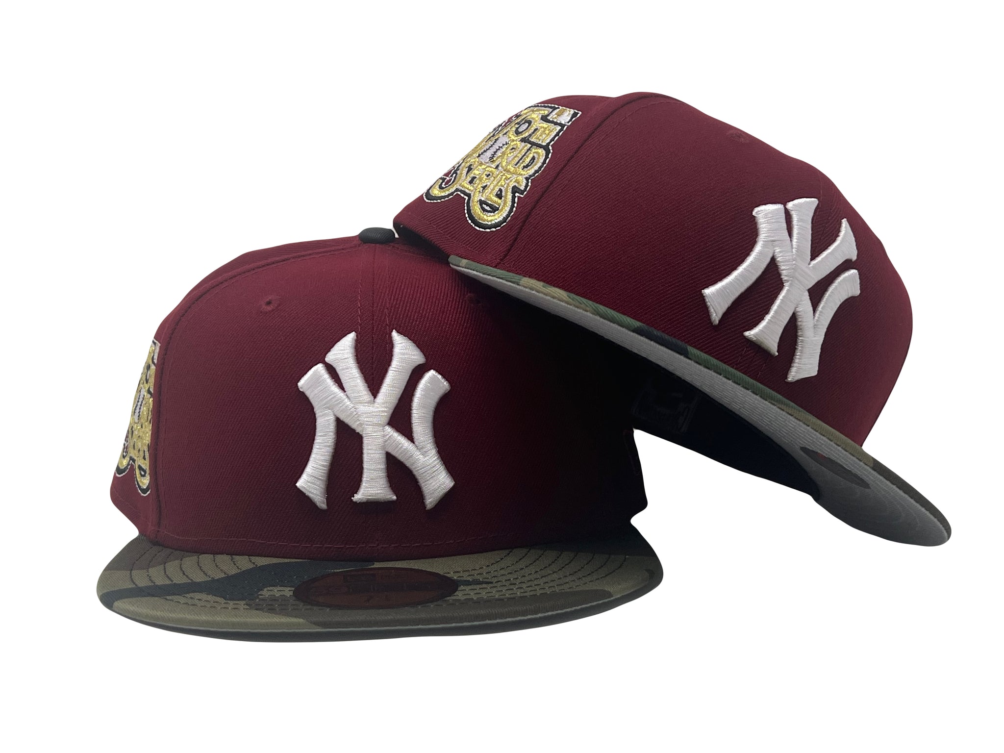 New Era New York Yankees 5950 Burgundy Fitted Hat MLB Official Basic Maroon  Cap