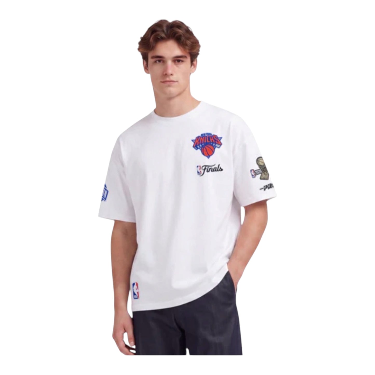 New York Knicks 2026 NBA Championship Po Standard White T-shirt