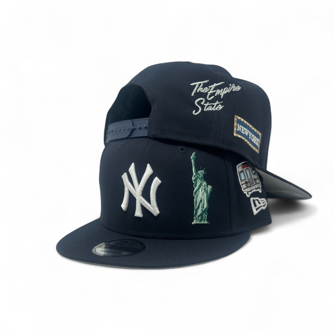 New York Yankees City Transit Navy Blue New Era Snapback Hats