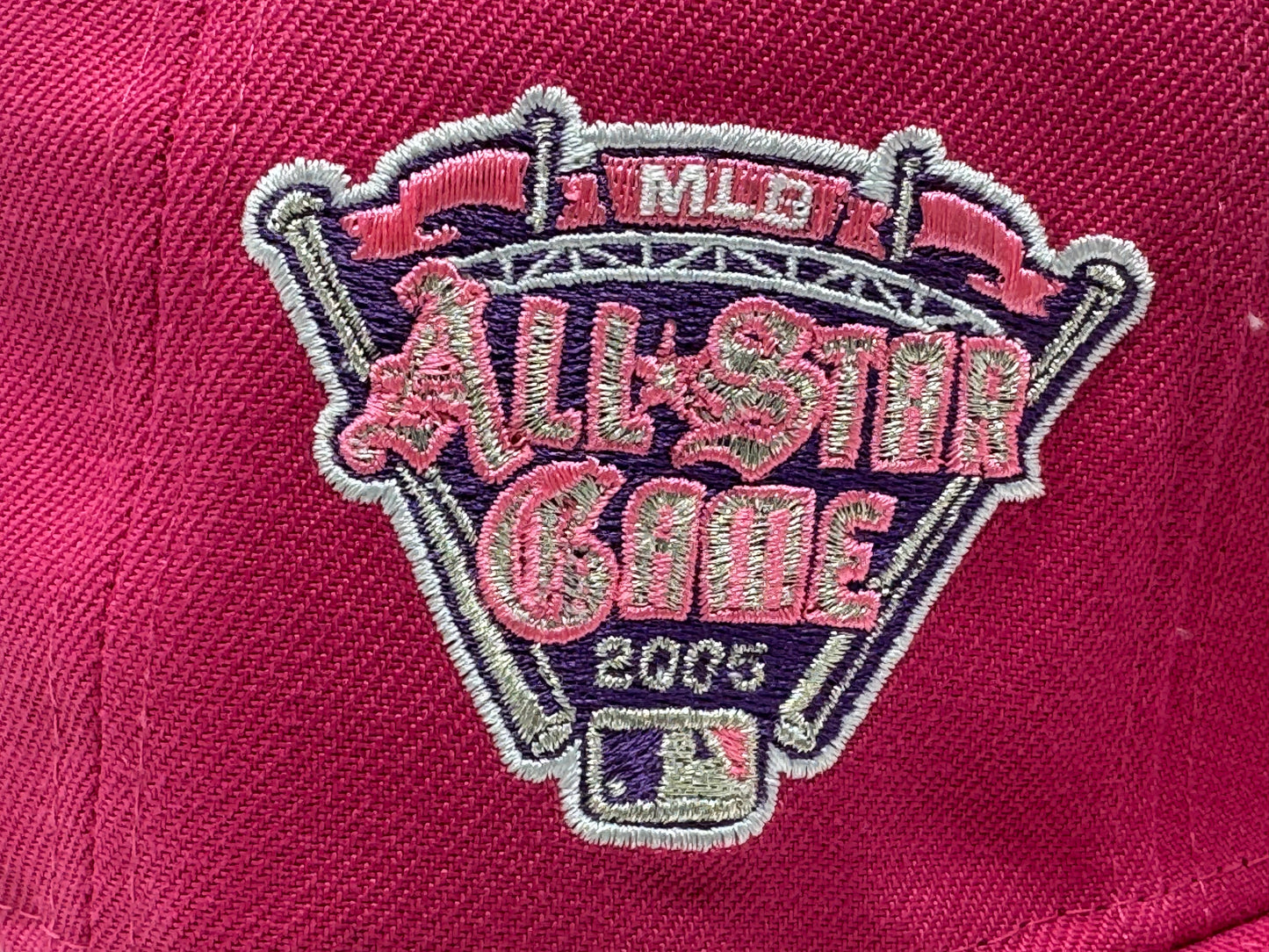 Detroit Tigers 2005 All Star Game Sliding Kitty New Era Fitted Hat-Pink