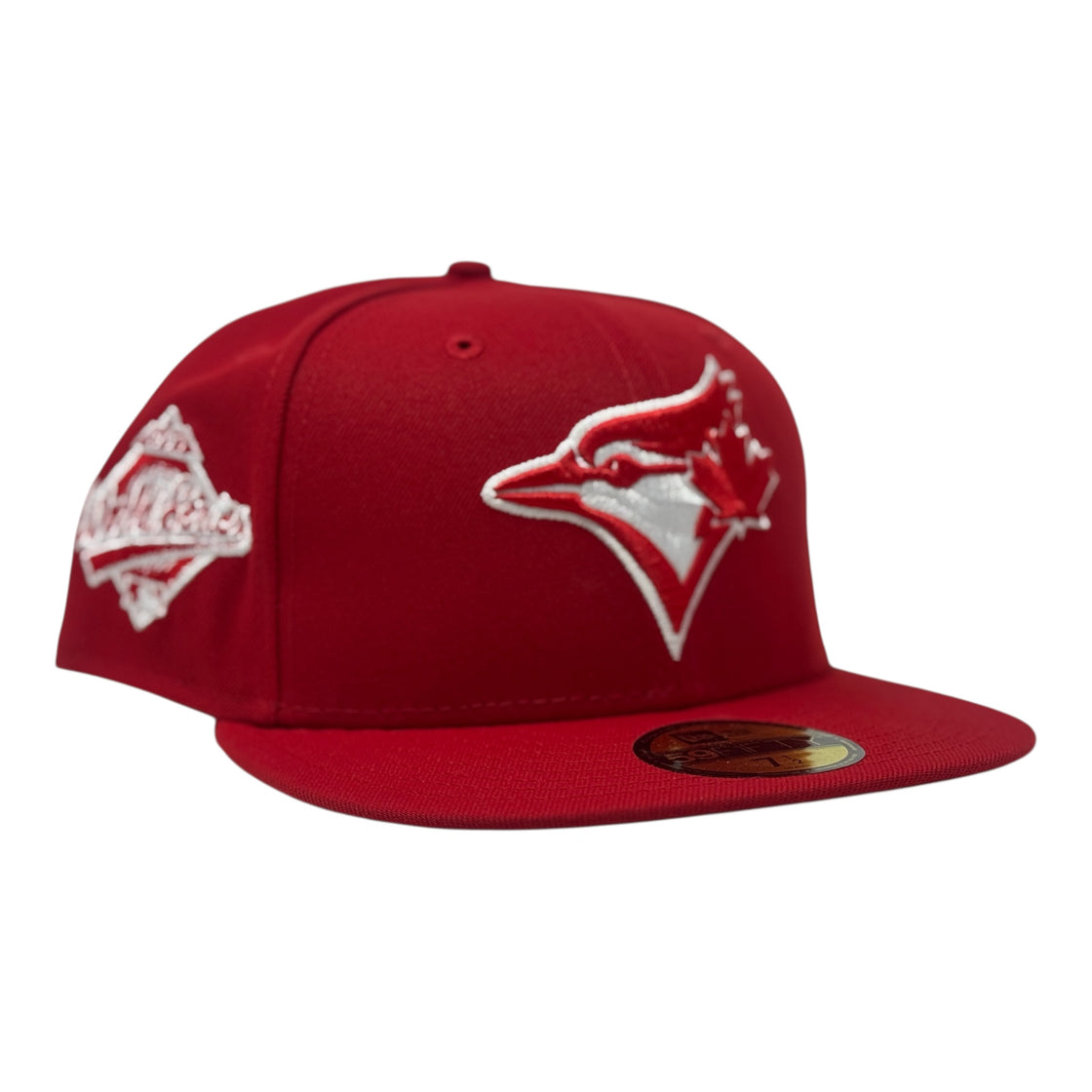 Toronto Blue Jays 1993 World Series Fitted Hats-Red