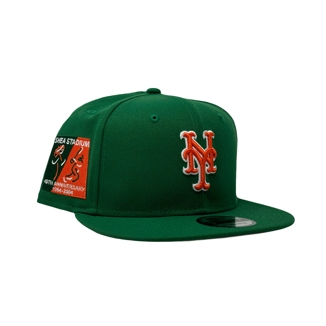 New York Mets 40th Anniversary Shea Stadium Kelly Green 9Fifty New Era Snapback Hat