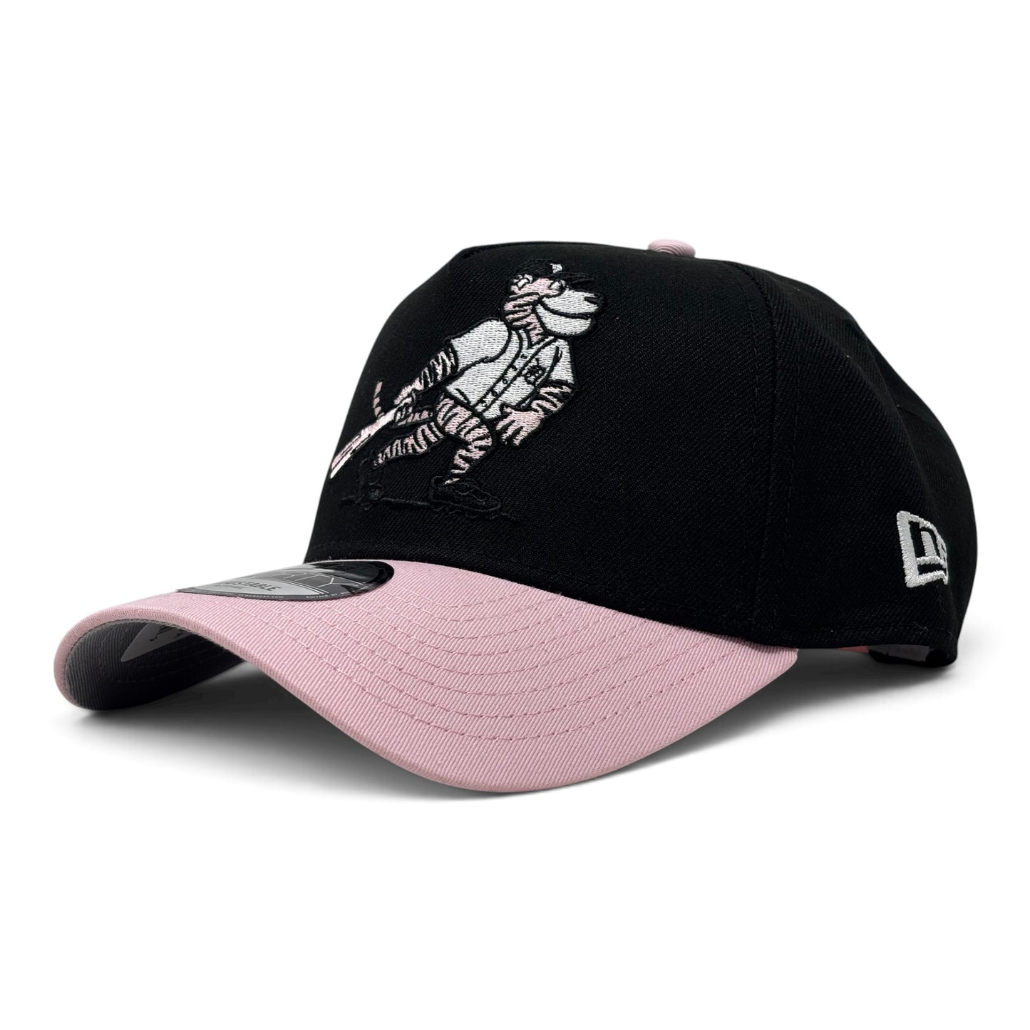 Detroit Tigers 2000 All Star Game New Era A-Frame Snapback Hat-Black Pink