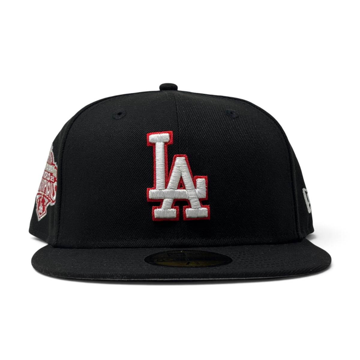 Los Angeles Dodgers 2025 World Champions Fitted Hat-Black