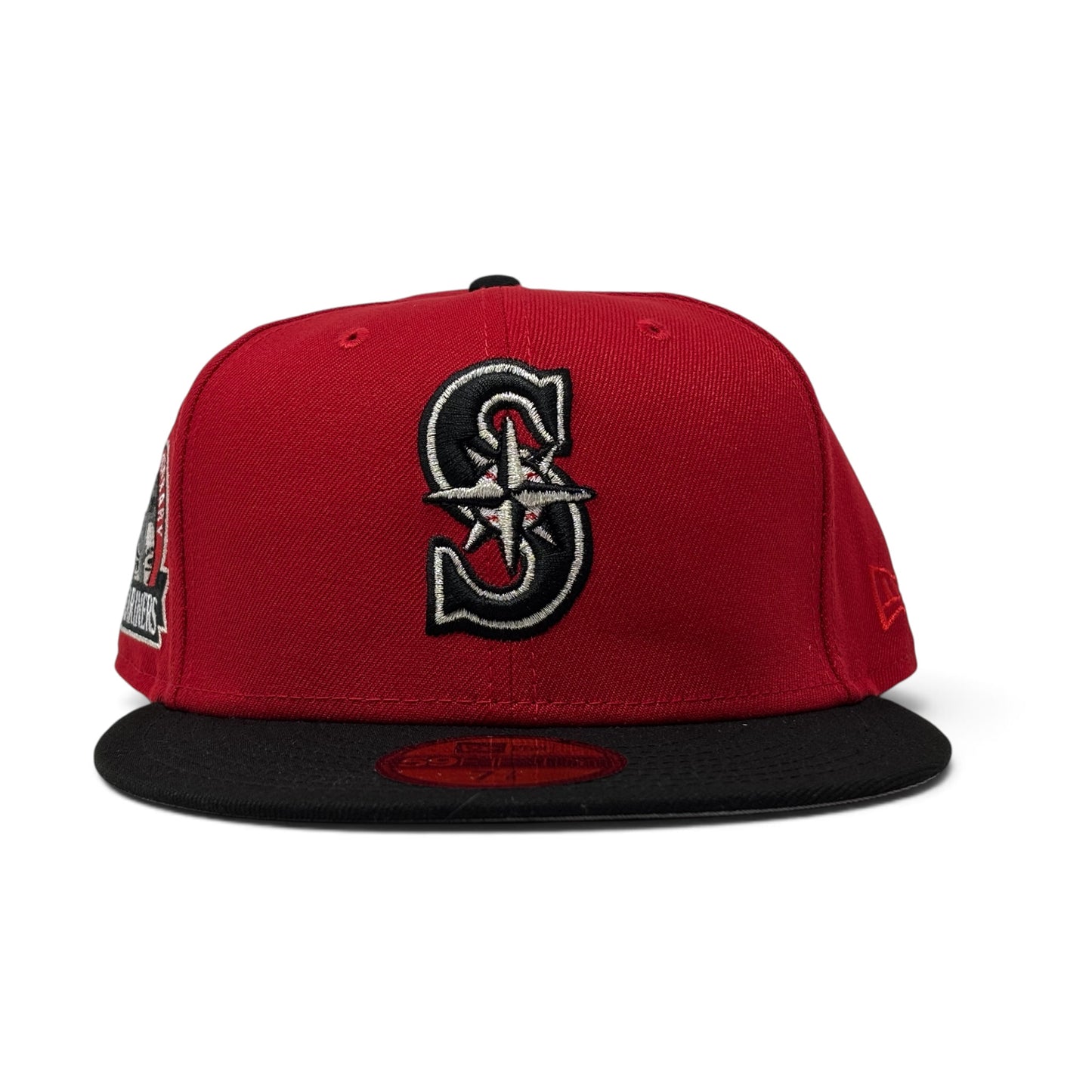Seattle Mariners 30th Anniversary 59Fifty New Era Fitted Hat-Red Black