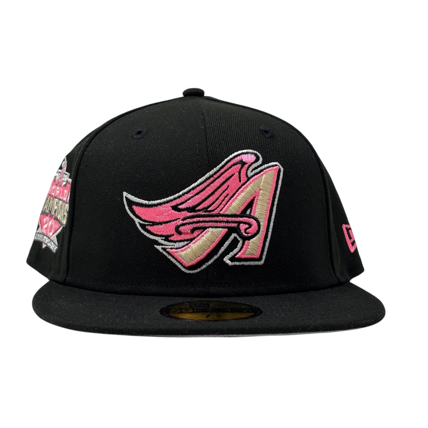 Los Angeles Angels 59Fifty New Era Fitted Hats-Black
