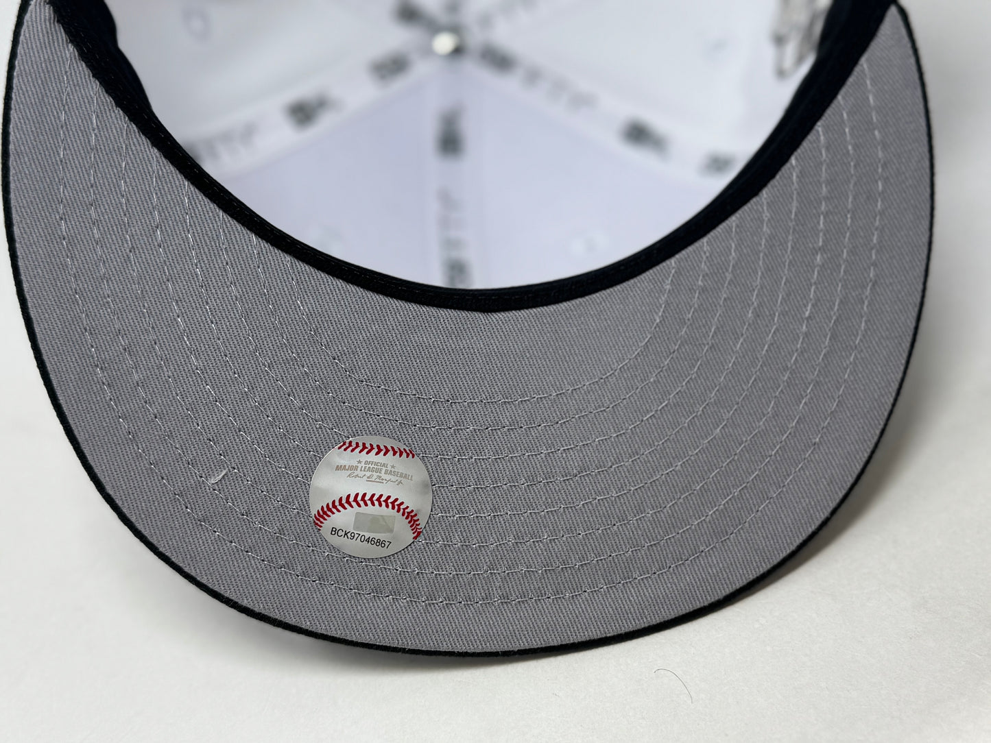 Los Angeles Angels 35th Anniversary Fitted Hats-White Black