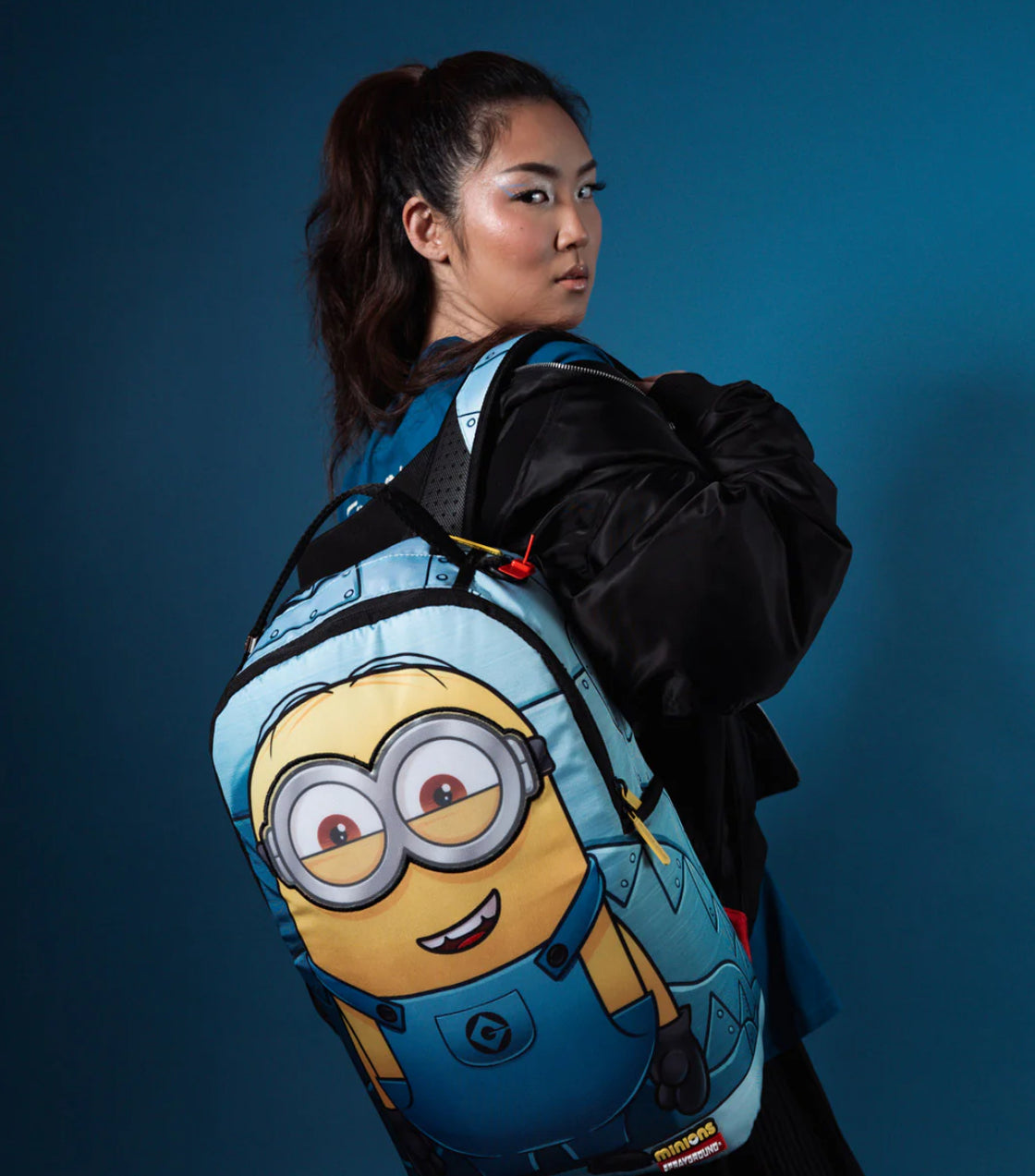 Minions Removable Eye Swap Sprayground Backpack