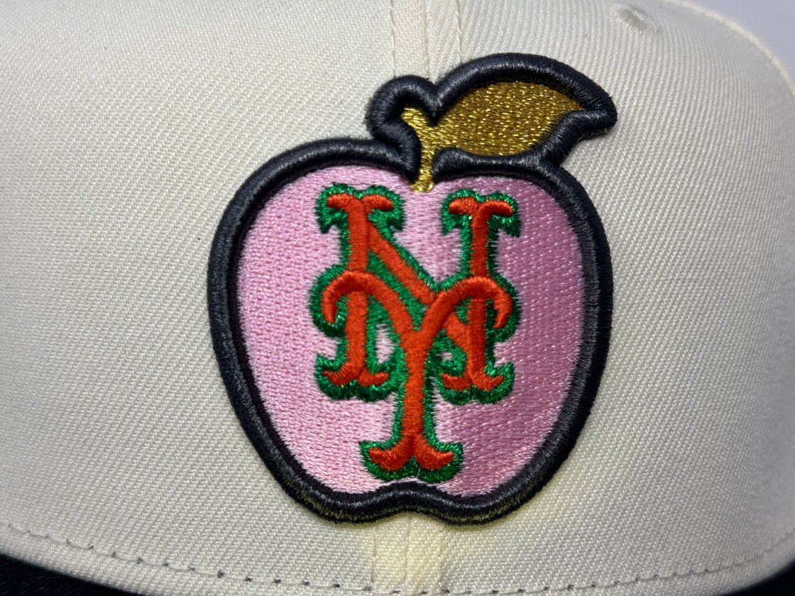 New York Mets 25th Anniversary Pink Brim New Era Fitted Hats