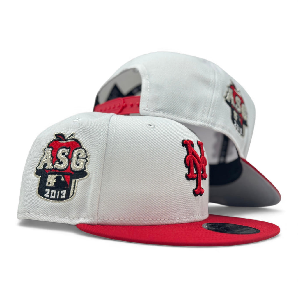 New York Mets 2013 All Star Game  White /Red brim Snapback Hats