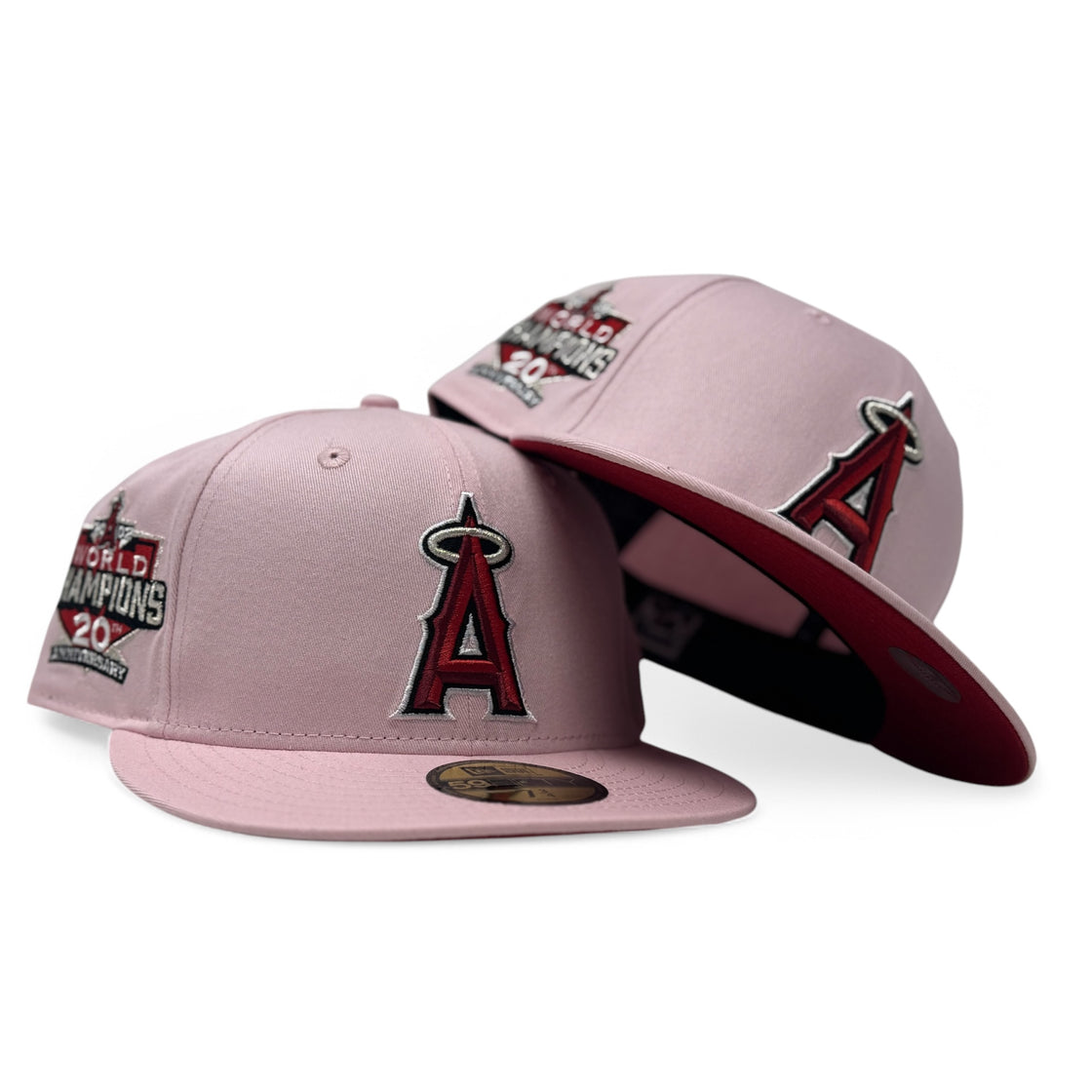 Los Angeles Angels 20th Anniversary Valentine Pack Fitted Hats