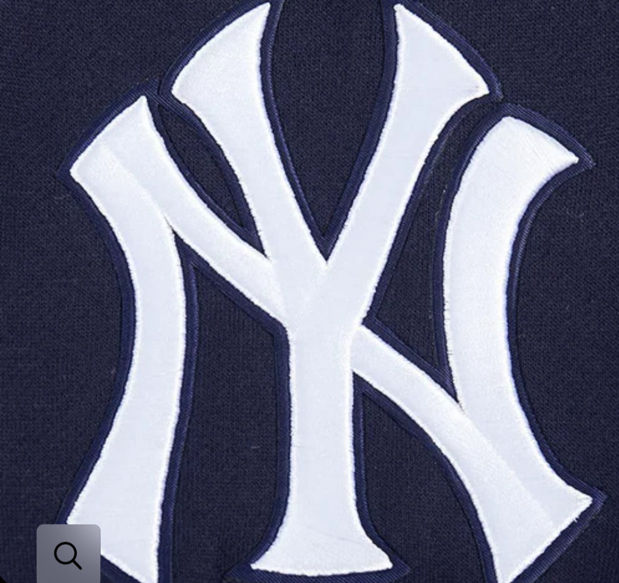 Pro Standard New York Yankees Wingspan Drop Shoulder Navy Hoody