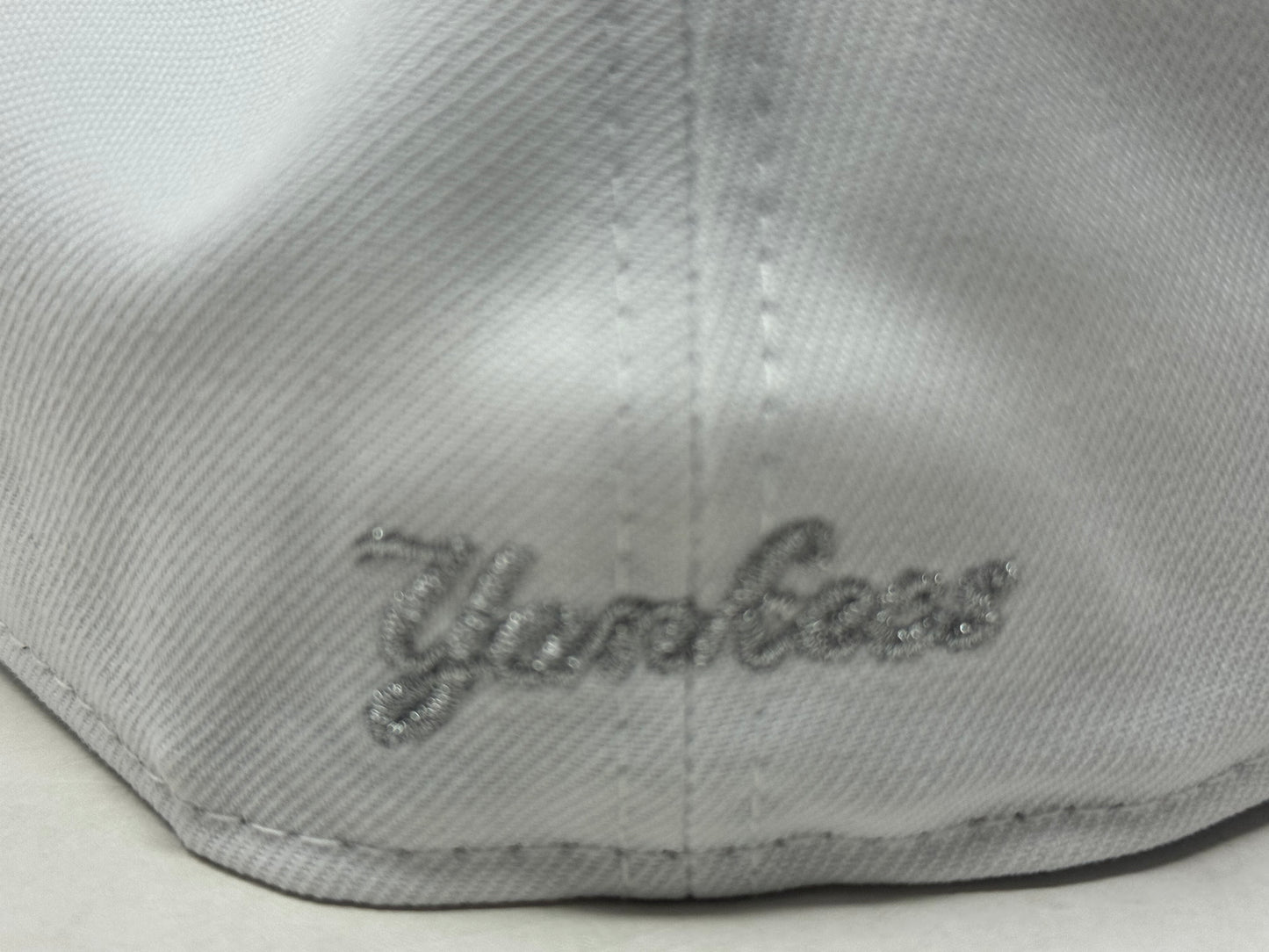 New York Yankees 2000 World Series Shadow Logo Fitted Hats-White Black