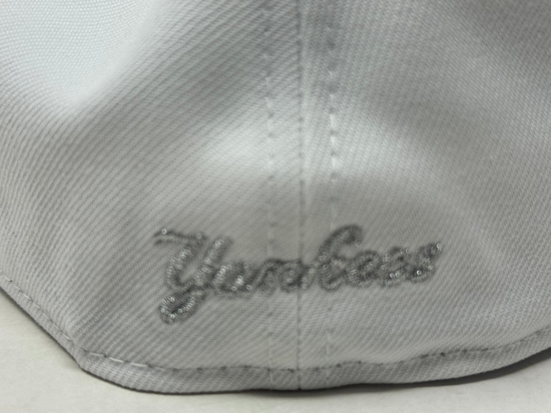 New York Yankees 2000 World Series Shadow Logo Fitted Hats-White Black