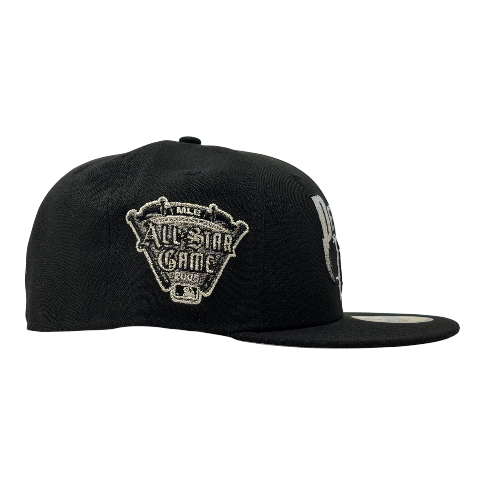 Detroit Tigers 2005 All Star Game "Metallic Pack" New Era Fitted Hat-Black