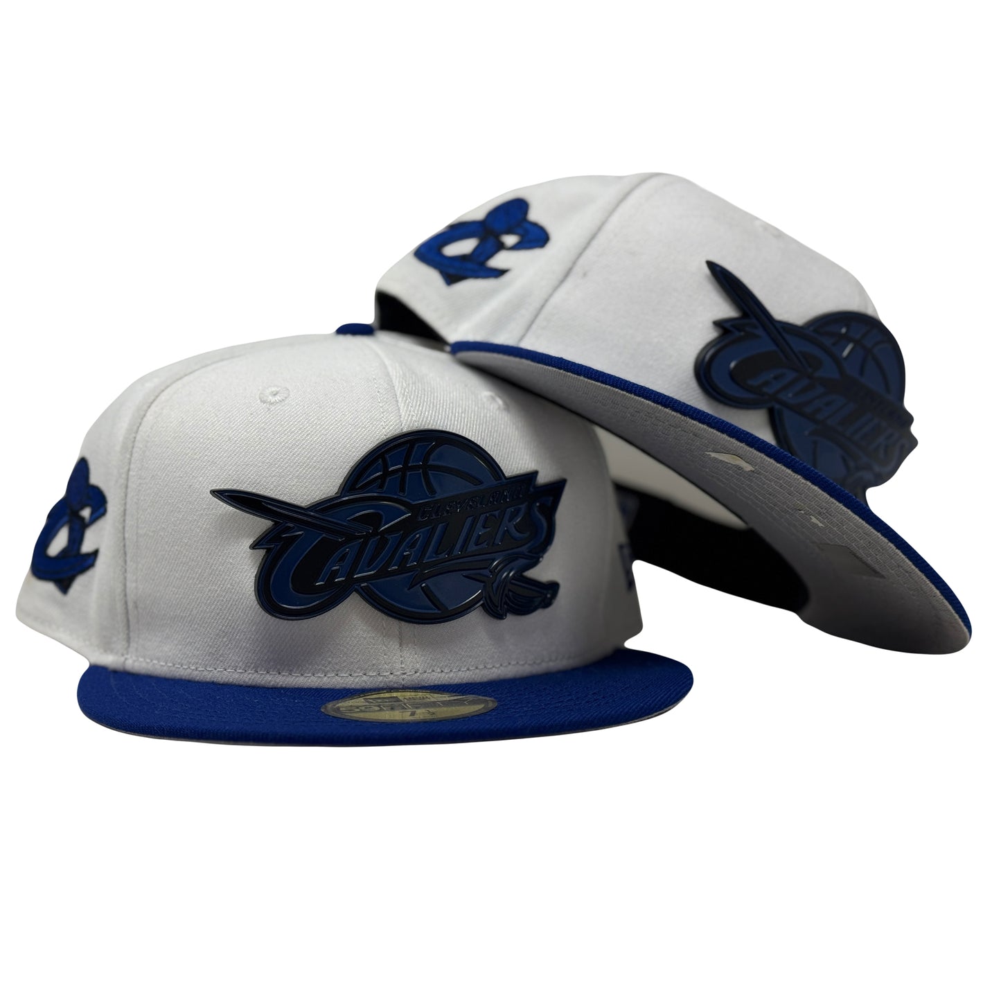 Cleveland Cavaliers Royal Blue Metal Plate New Era Fitted Hats