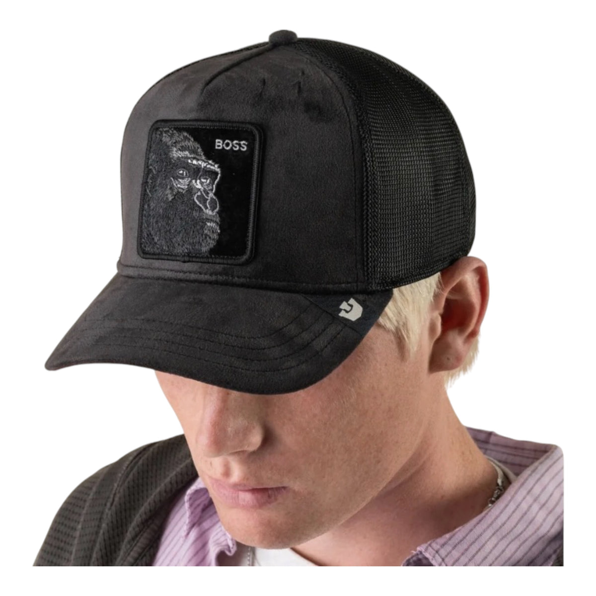Goorin Bros Velour Boss Trucker Hat Black