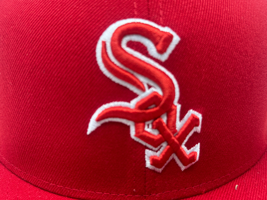 Chicago White Sox 95th Anniversary New Era Fitted Hat-Red