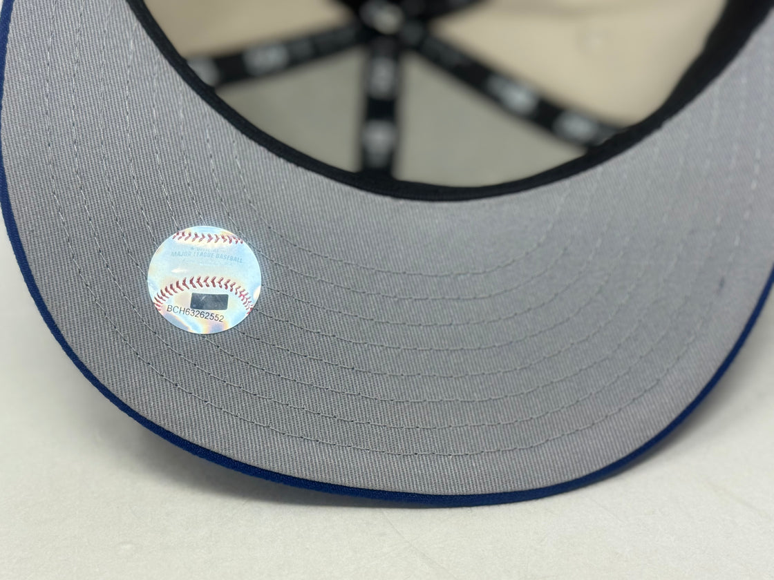 Toronto Blue Jays 2X World Series Champions Gray Brim Fitted Hat