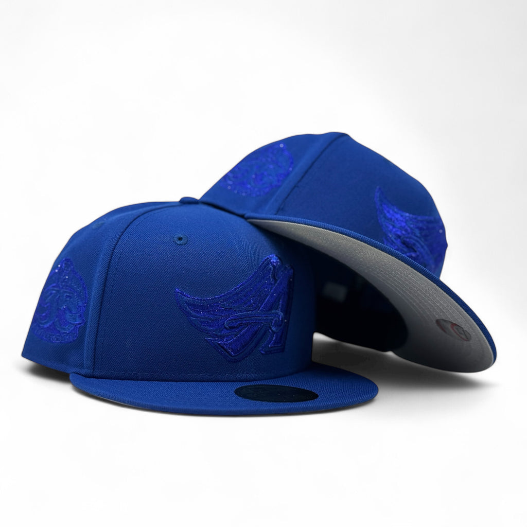 Los Angeles Angels 35th Anniversary Tonal Pack Fitted Hats-Royal