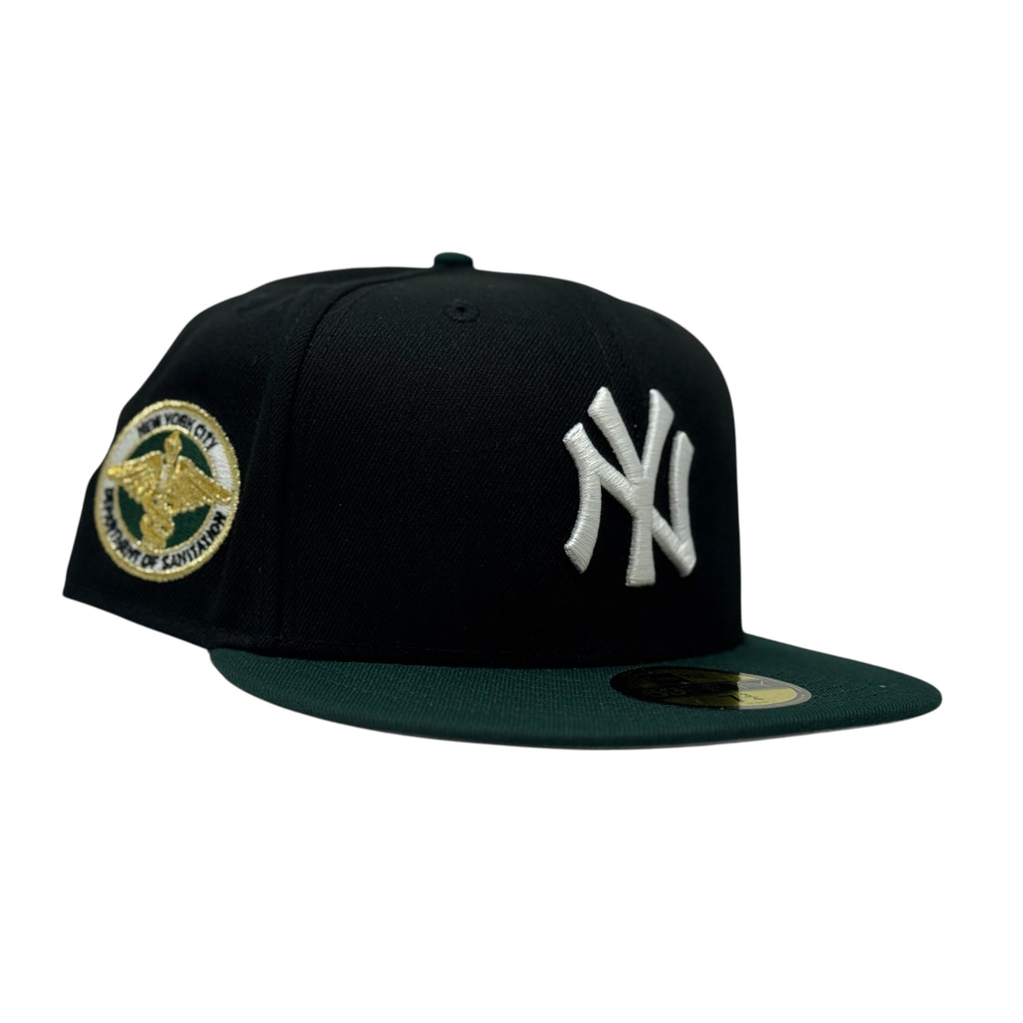 New York Yankees Dept. Of Sanitation Fitted Hat-Black Green