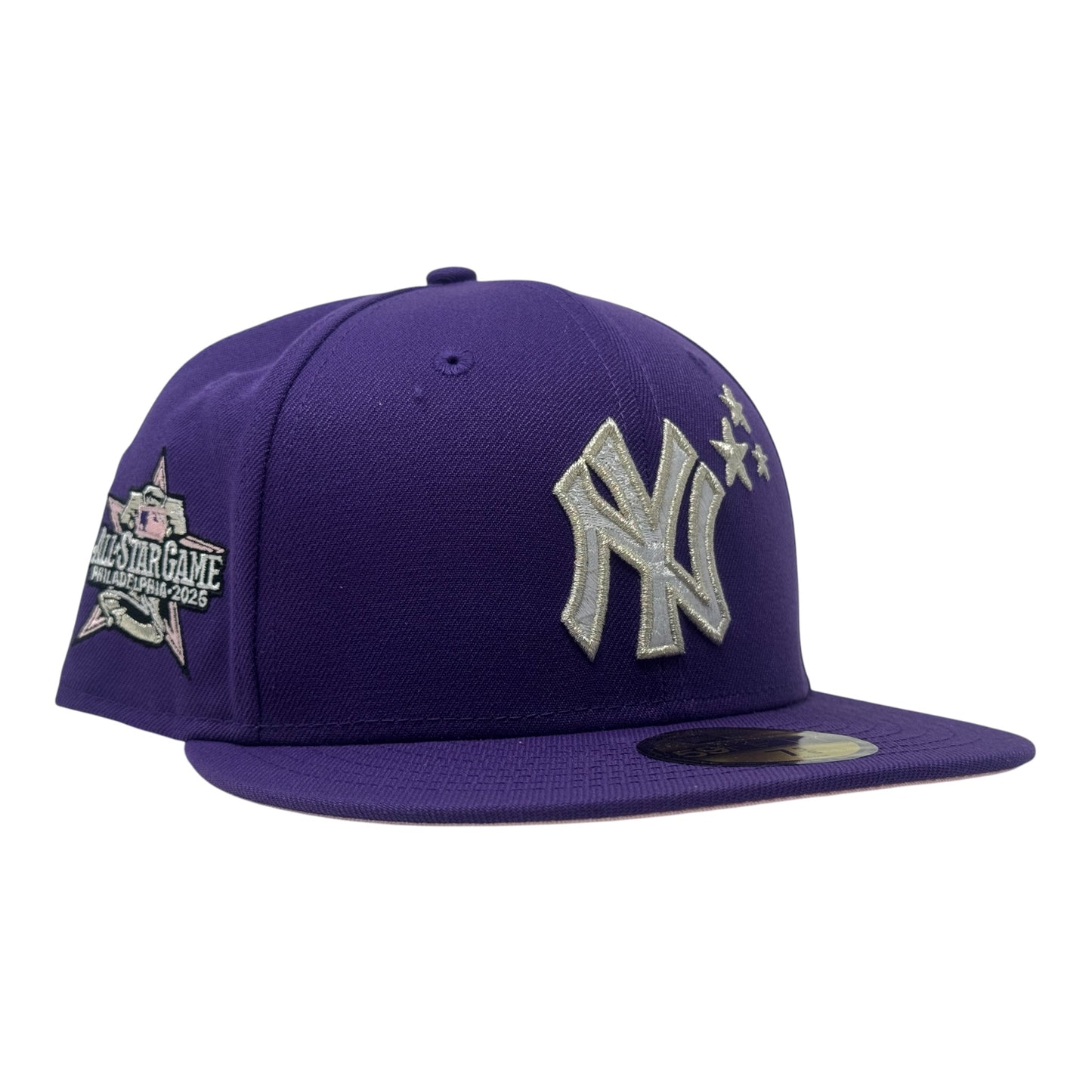 New York Yankees 2026 All Star Game "Star Pack" Pink Brim Fitted Hats-Purple