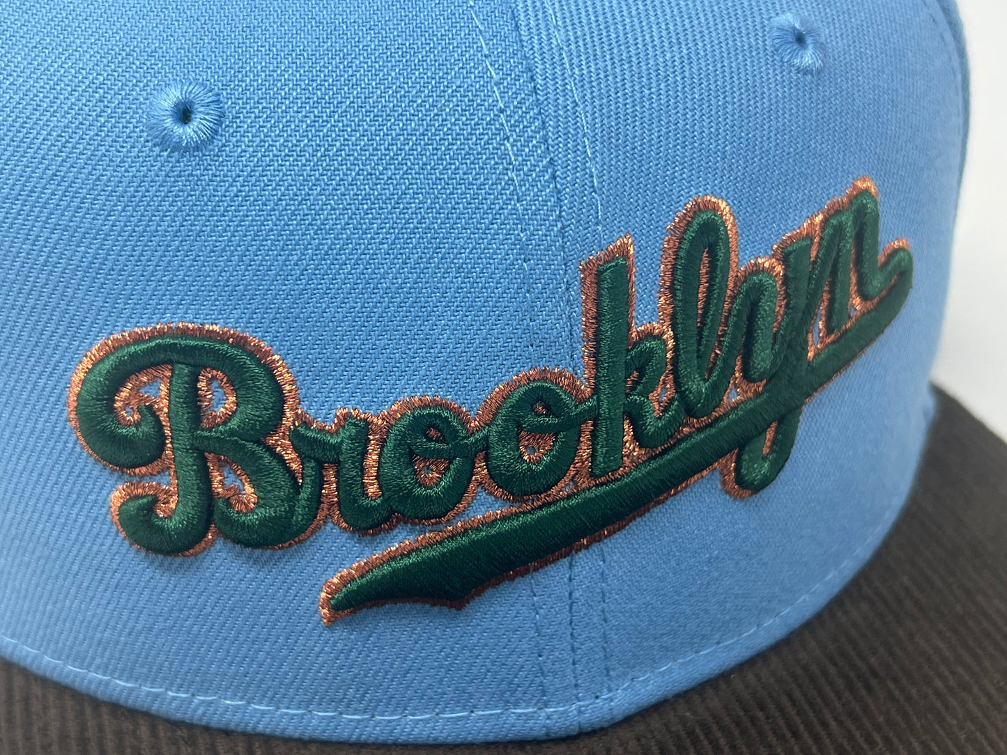 BROOKLYN DODGERS JACKIE ROBINSON 1942 ALL STAR GAME WALNUT CORDUROY VISOR NEW ERA FITTED HAT