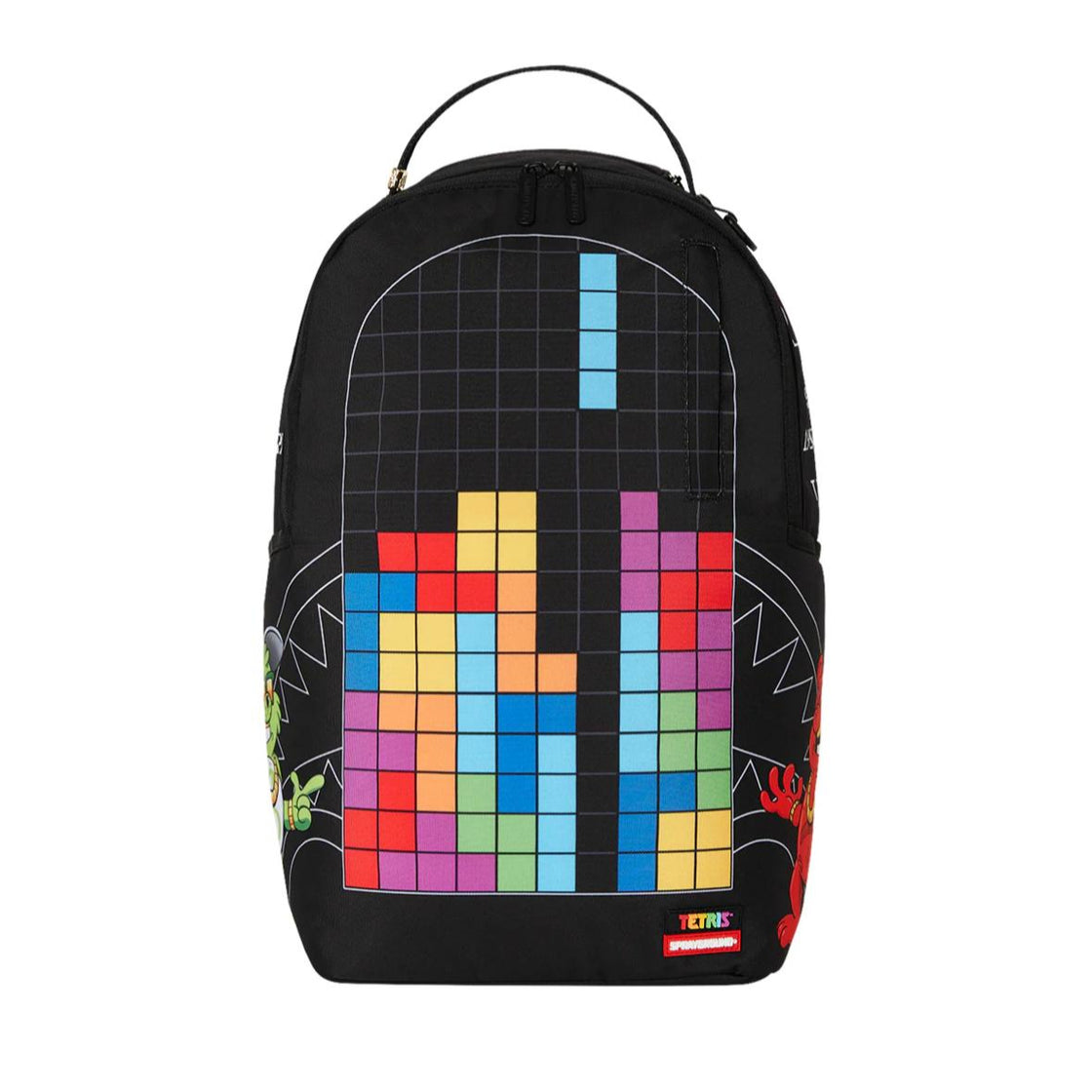 Tetris With Diablo And Money Bear Backpack