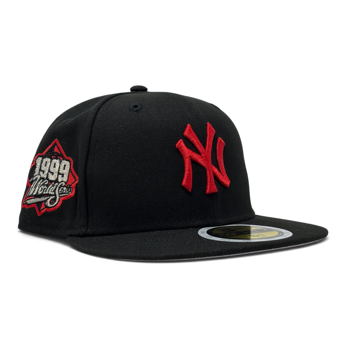 New York Yankees 1999 World Series New Era fitted Hat-Black Red