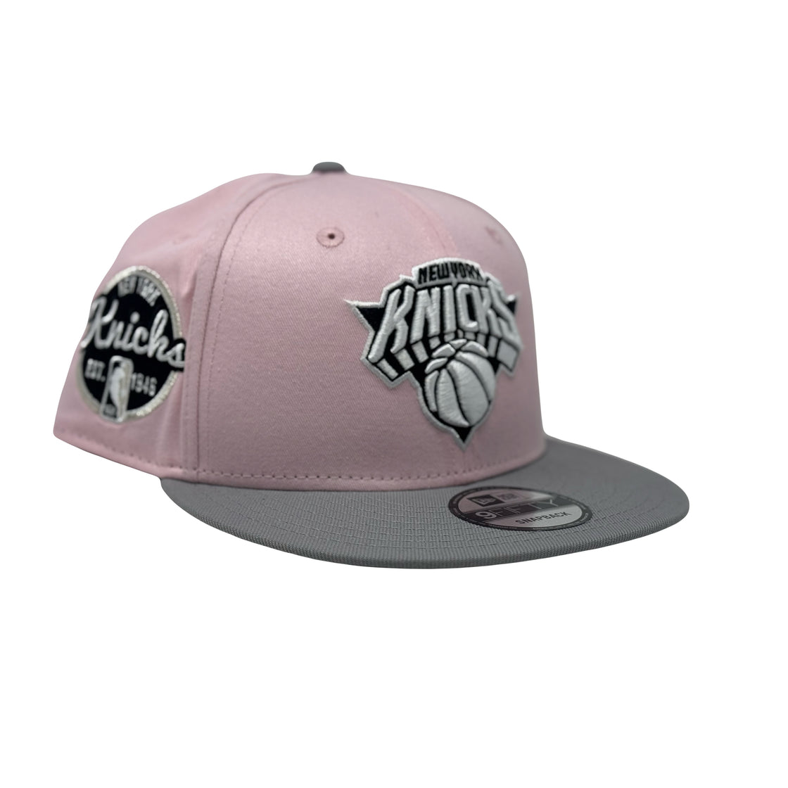 New York Knicks 1946 Established New Era Snapback Hats Light pink