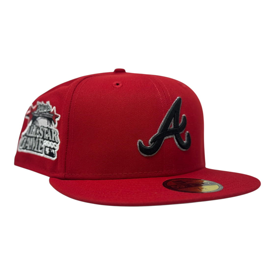Atlanta Braves 2000 All Star Game New Era Fitted Hats-Red