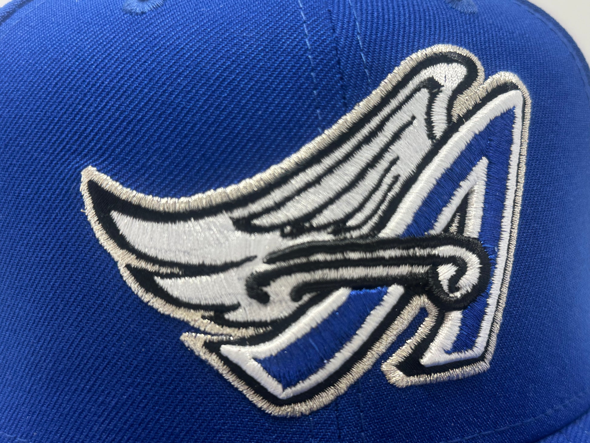 Los Angeles Angels 50th Anniversary Fitted Hats-Royal