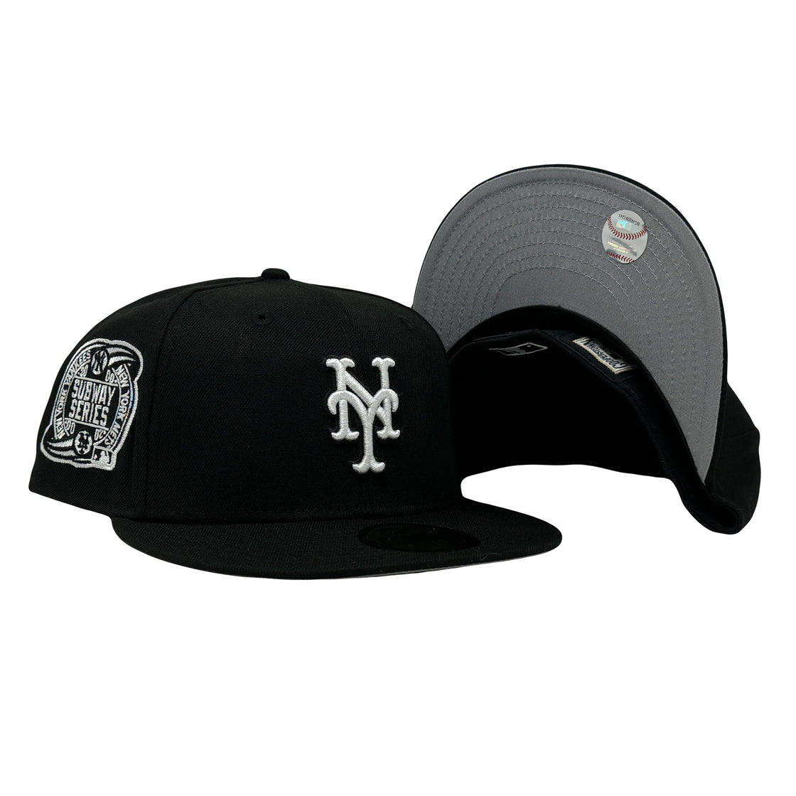 New York Mets Subway Series Black 59Fifty New Era Fitted Hat